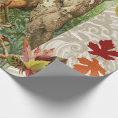 OWLS ONDER DALLEN IN WOODLAND CADEAUPAPIER (Hoek)