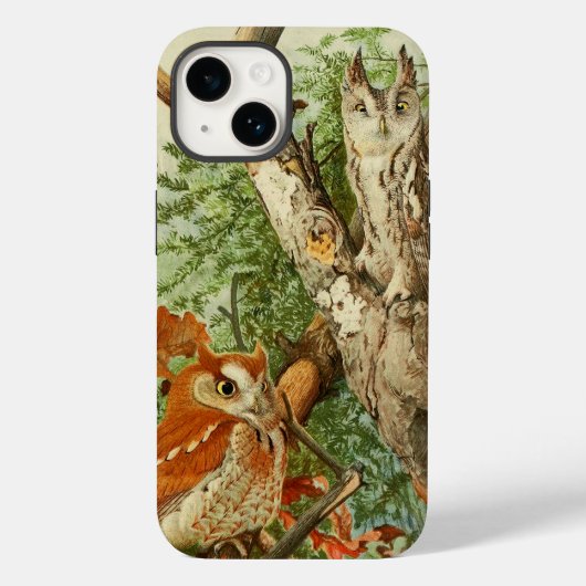 OWLS ONDER DALLEN IN WOODLAND Case-Mate iPhone CASE (Achterkant)