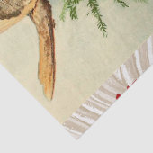 OWLS ONDER DALLEN IN WOODLAND TISSUEPAPIER (Detail)