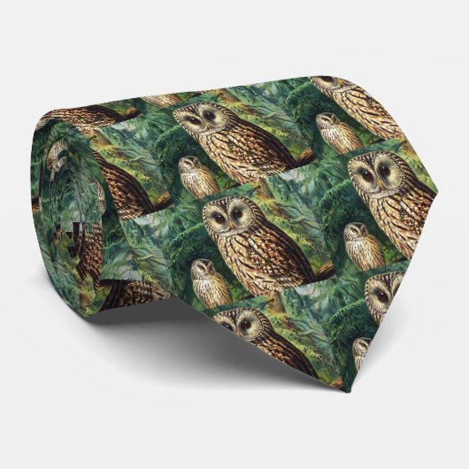 Owls Stropdas (Opgerold)