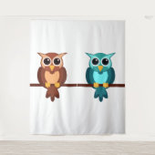 Owls Tapestry Wandkleed (Voorkant)