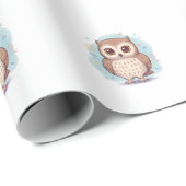 Owls that bring happiness cadeaupapier (Rol Hoek)