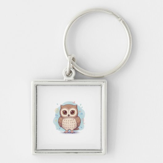 Owls that bring happiness sleutelhanger (Voorkant)
