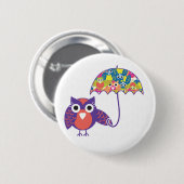 owlUmberella Ronde Button 5,7 Cm (Voorkant /achterkant)