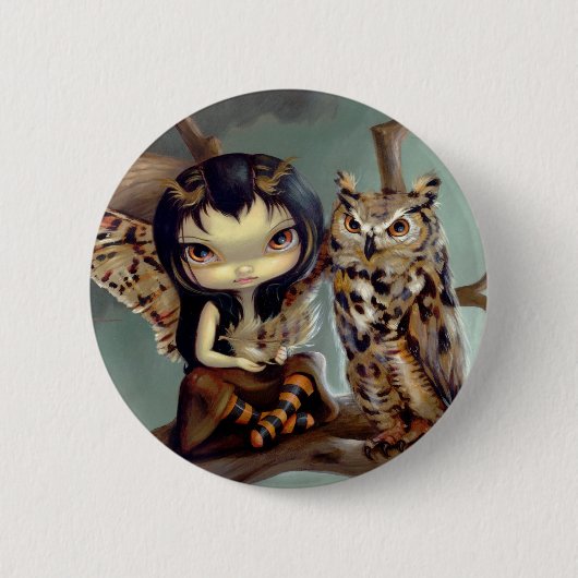 "Owlyn"-Button Ronde Button 5,7 Cm (Voorkant)