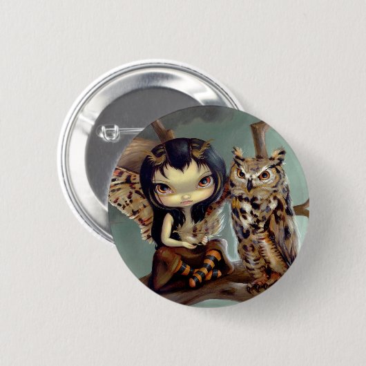 "Owlyn"-Button Ronde Button 5,7 Cm (Voorkant /achterkant)