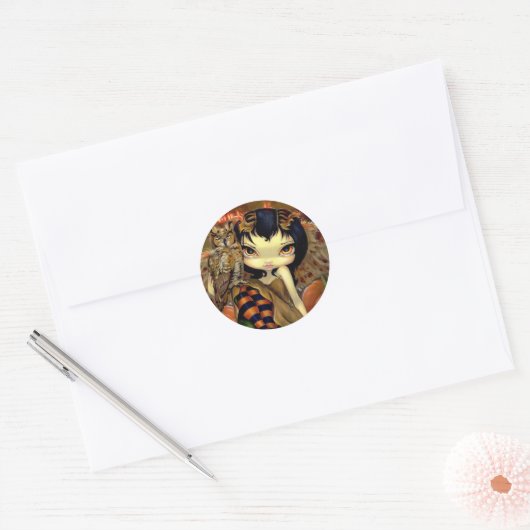 "Owlyn in Autumn" Sticker (Envelop)