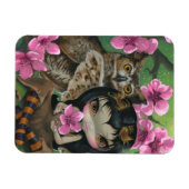 "Owlyn in de lente" Flex Magnet Magneet (Horizontaal)