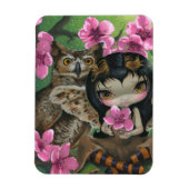 "Owlyn in de lente" Flex Magnet Magneet (Verticaal)