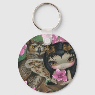 "Owlyn in de lente" Sleutelhanger