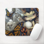 "Owlyn in the Nest" Mousepad Muismat (Met muis)