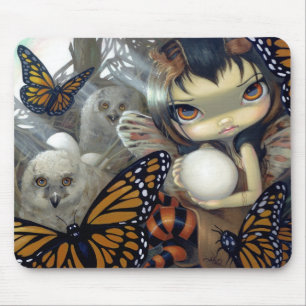 "Owlyn in the Nest" Mousepad Muismat
