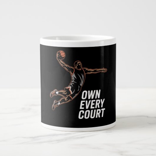 Own Every Court Sports Mixed Grote Koffiekop (Voorkant)