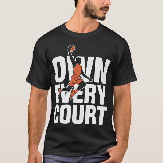 Own Every Court Sports Mixed T-shirt (Voorkant)