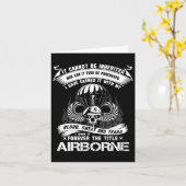 Own-it Forever De titel Airborne Army Ranger Vete Kaart (Gele Bloem)