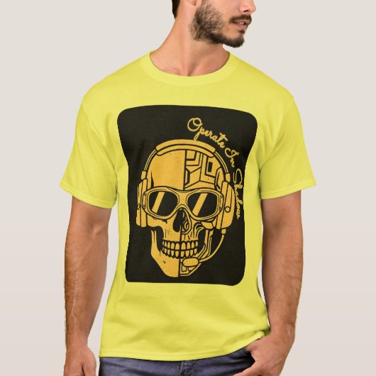 Own The Night – Tactische Skull Operator T-shirt (Voorkant)