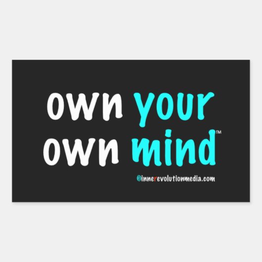 Own Your Own Mind™ Sticker Set (Voorkant)