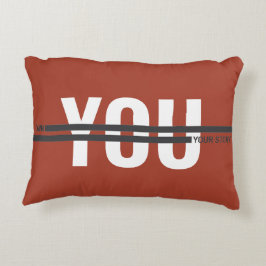 Own Your Story Shirt – Bold Motivational Quote Accent Kussen