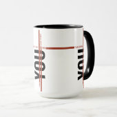 Own Your Story Shirt – Bold Motivational Quote Mok (Voorkant rechts)