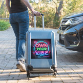 Own Your Vibe – op maat gesneden vinyl Stickers (Koffer Insitu)