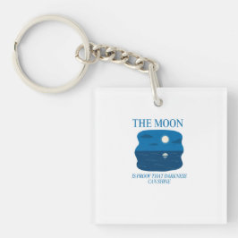 Own Your Weird - Bold Grunge Typography Sleutelhanger