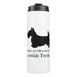 Owned and Operated by a Scottish Terrier - Scottie Thermosbeker