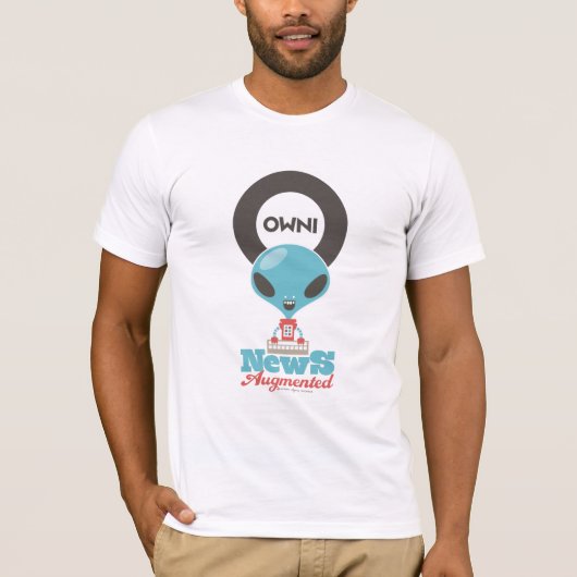 Owni "News Augmented" 2" T-shirt (Voorkant)