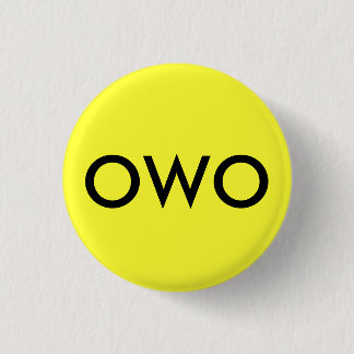 OWO RONDE BUTTON 3,2 CM