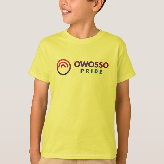 Owosso Pride Kinder maat T-shirt (Voorkant)