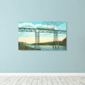 OWR & N Bridge SceneSnake River, ID Canvas Afdruk (Insitu (Houten vloer))