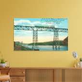 OWR & N Bridge SceneSnake River, ID Canvas Afdruk (Insitu (Woonkamer))