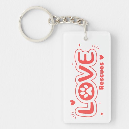 OWRAssist Love Redt Sleutelhanger (Voorkant)