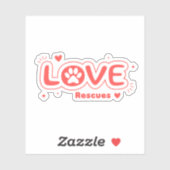 OWRAssist Love Redt Sticker (Vel)