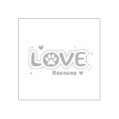 OWRAssist Love Rescues Rubberstempel (Afrduk)