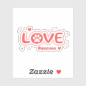 OWRAssist Love Rescues Sticker (Vel)
