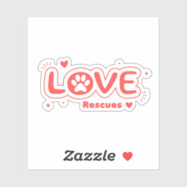 OWRAssist Love Rescues Sticker
