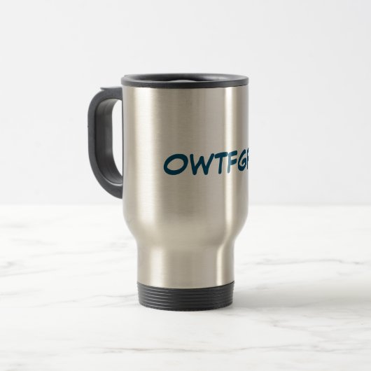 OWTFGFIA Travel Mug Reisbeker (Voorkant links)