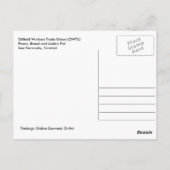 OWTU Fist, San Fernando, Briefkaart van Trinidad (Achterkant)