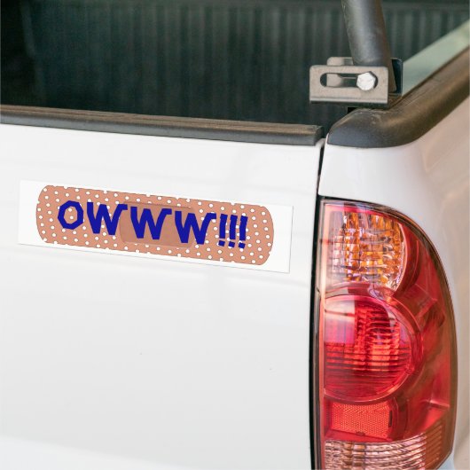 Owww!! Bumpersticker (Op Truck)