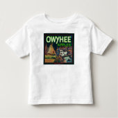 Owyhee Apple Crate LabelNampa, ID Kinder Shirts (Voorkant)