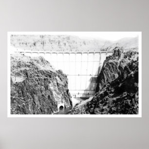 Owyhee Dam near Nyssa, Oregon  Poster
