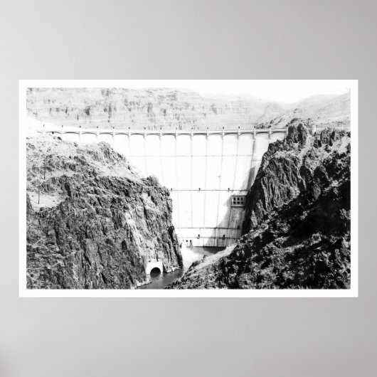 Owyhee Dam near Nyssa, Oregon  Poster (Voorkant)