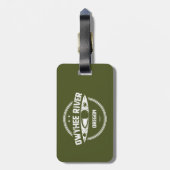 Owyhee River, Oregon Bagagelabel (Achterkant verticaal)