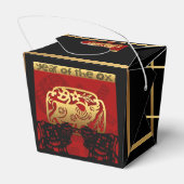Ox Chinees aangepast jaar Zodiac Birthday TOFB1 Bedankdoosjes (Achterkant)