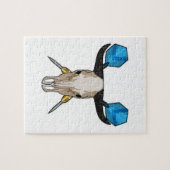 Ox in Darts met Dart Legpuzzel (Horizontaal)