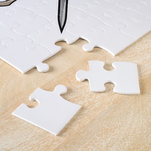 Ox in Darts met Dart Legpuzzel (Zijkant)