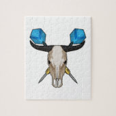 Ox in Darts met Dart Legpuzzel (Verticaal)