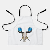 Ox in Darts met Dart Schort (Voorkant)