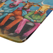 Ox Koe Boerderij Aangekleed Snijplank (Hoek)