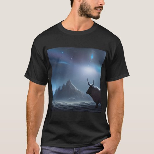 Ox-landschap T-shirt (Voorkant)